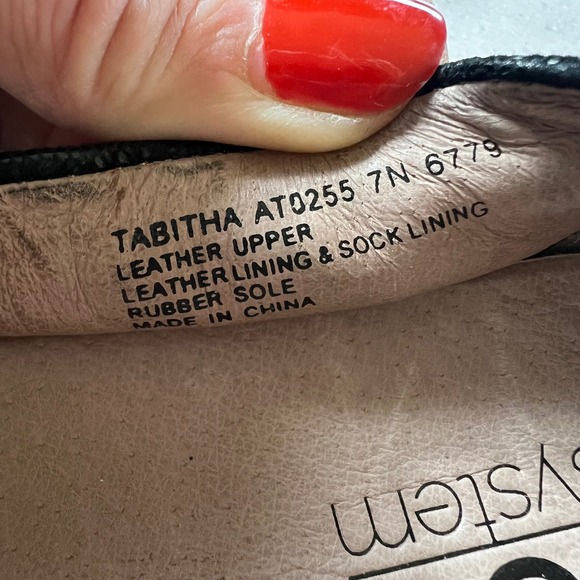 ABEO‎ Biosystem Tabitha Black Shimmer Bow Ballet Flats Shoes Women's Size 7N - Picture 8 of 8